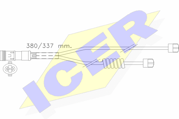 Senzor de avertizare,uzura placute de frana 610303 E C ICER